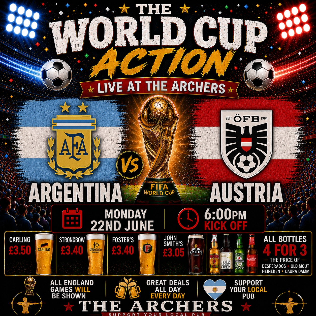 Argentina v Austria
