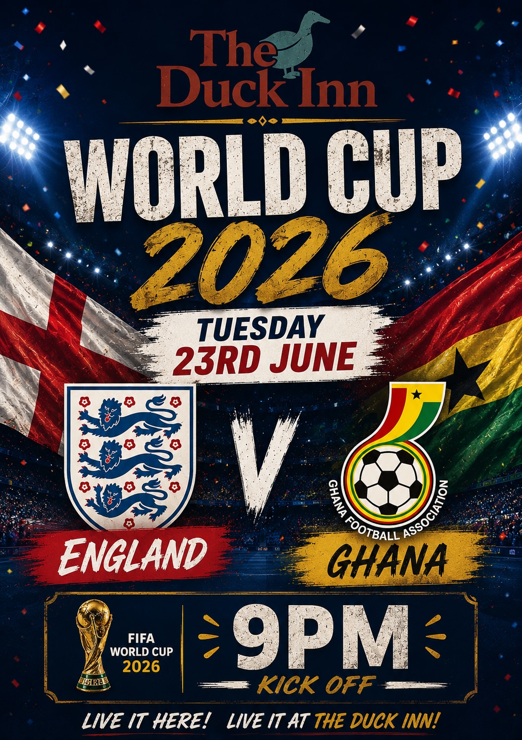 England v Ghana