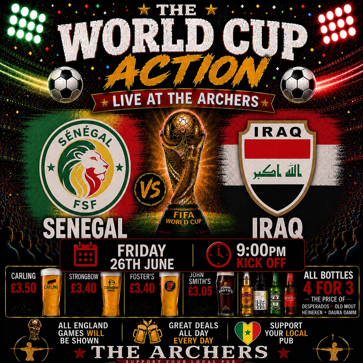 Senegal v Iraq