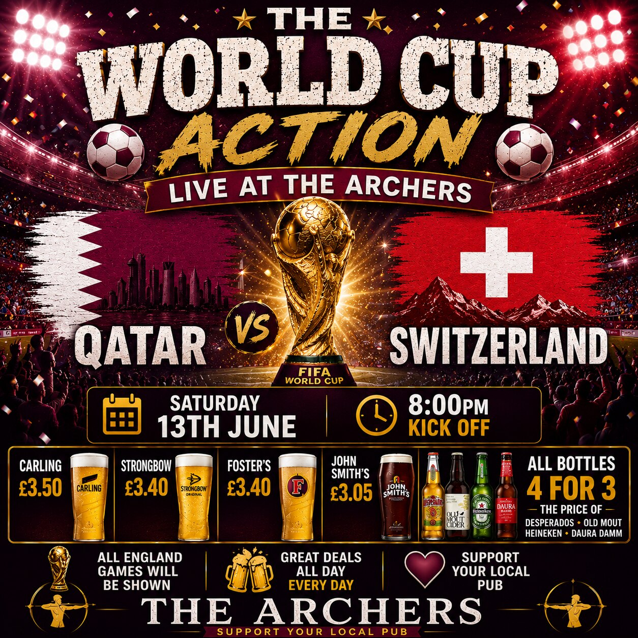 Qatar v Switzerland