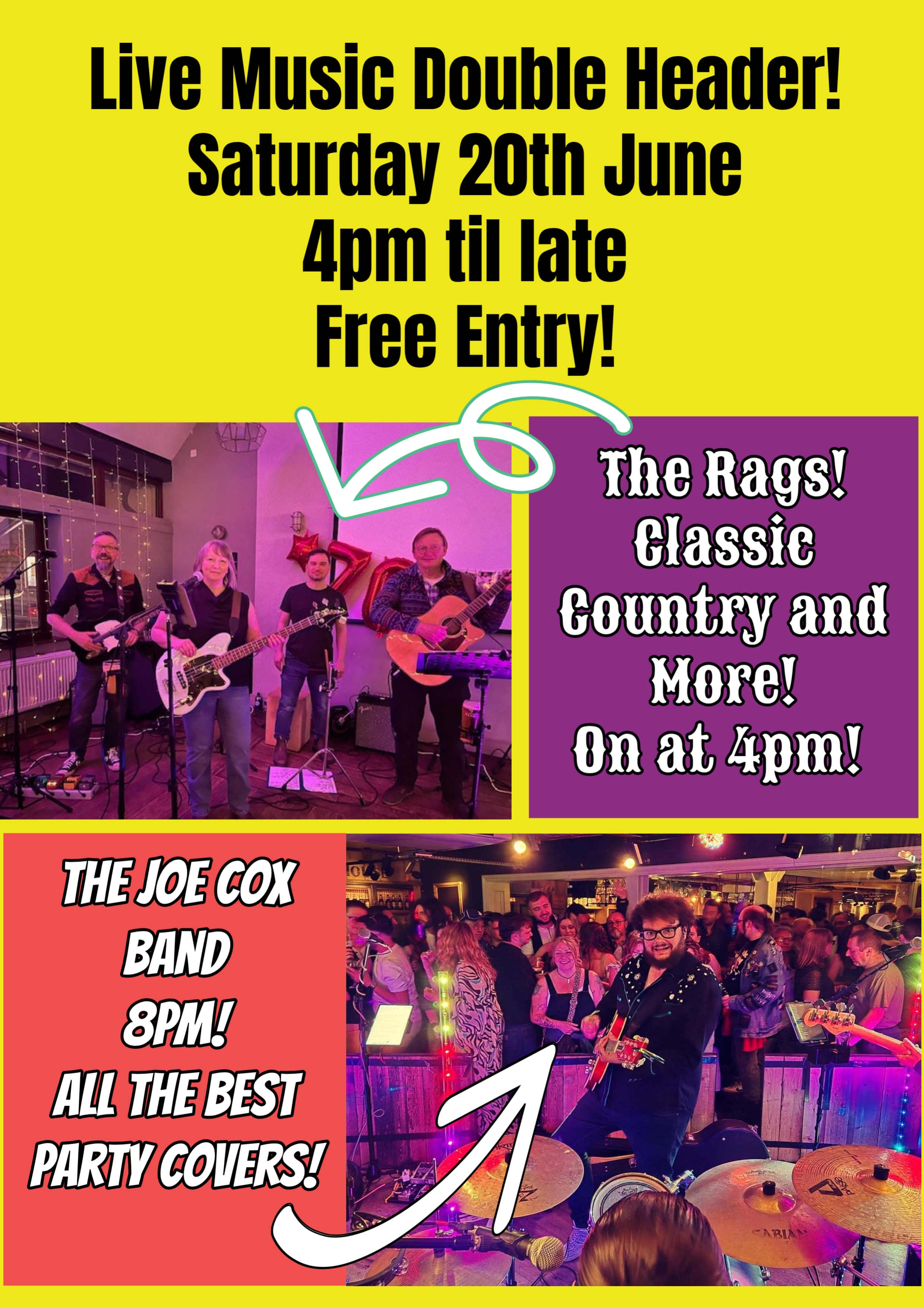 Live Music Double Header!