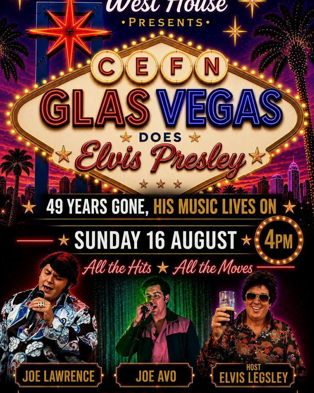 Cefn Glas Vegas does ELVIS PRESLEY
