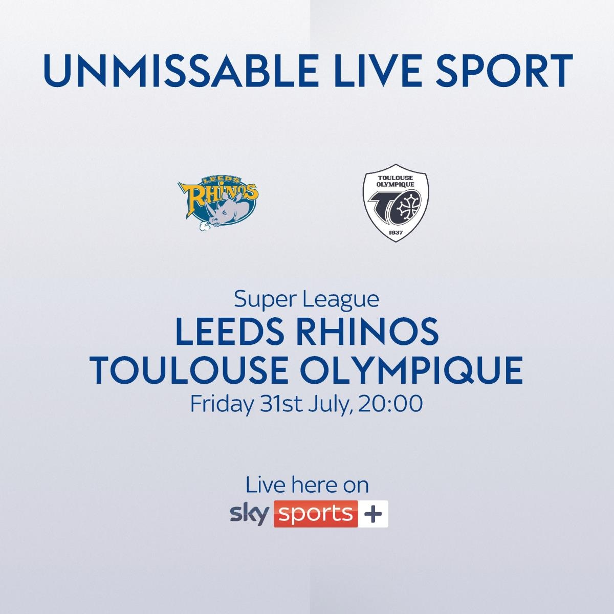 Leeds Rhinos vs Toulouse Olympique