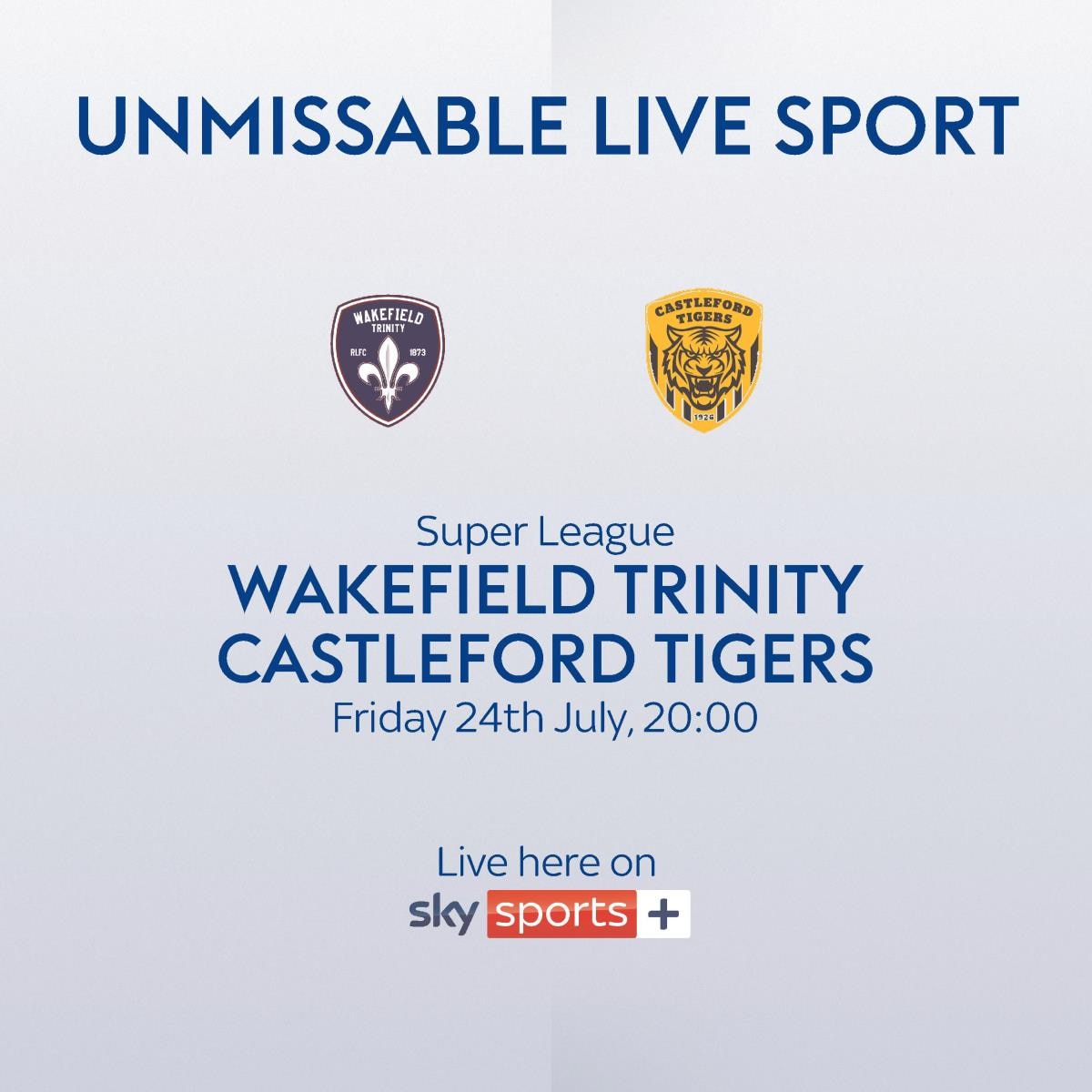Wakefield Trinity vs Castleford Tigers 