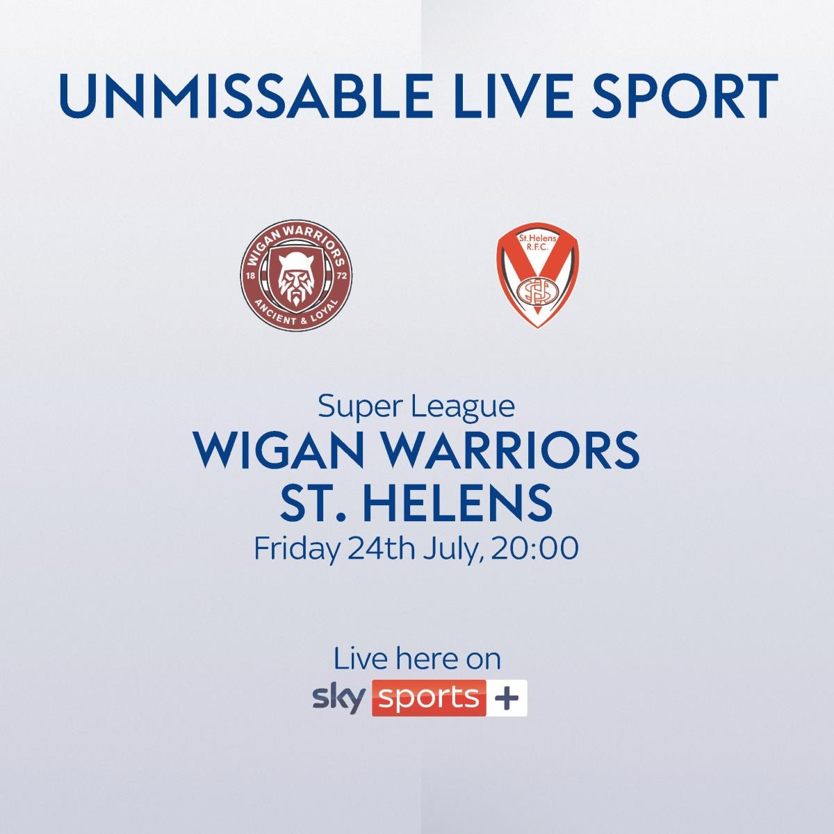 Wigan Warriors vs St Helens 