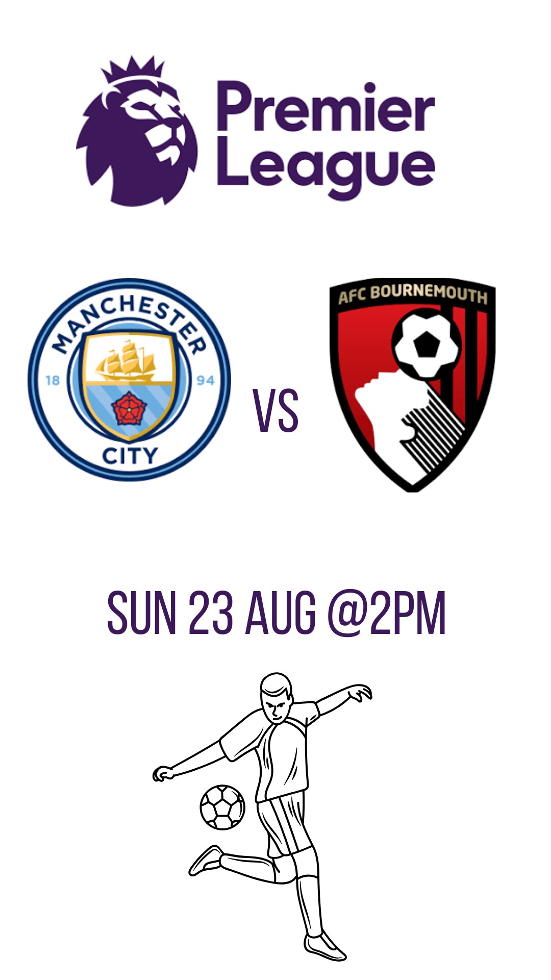 Man City v Bournemouth