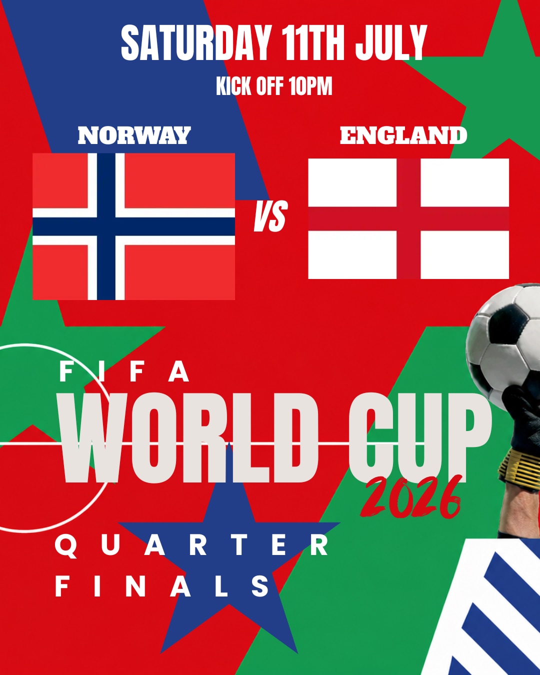 World Cup Quarter Final!