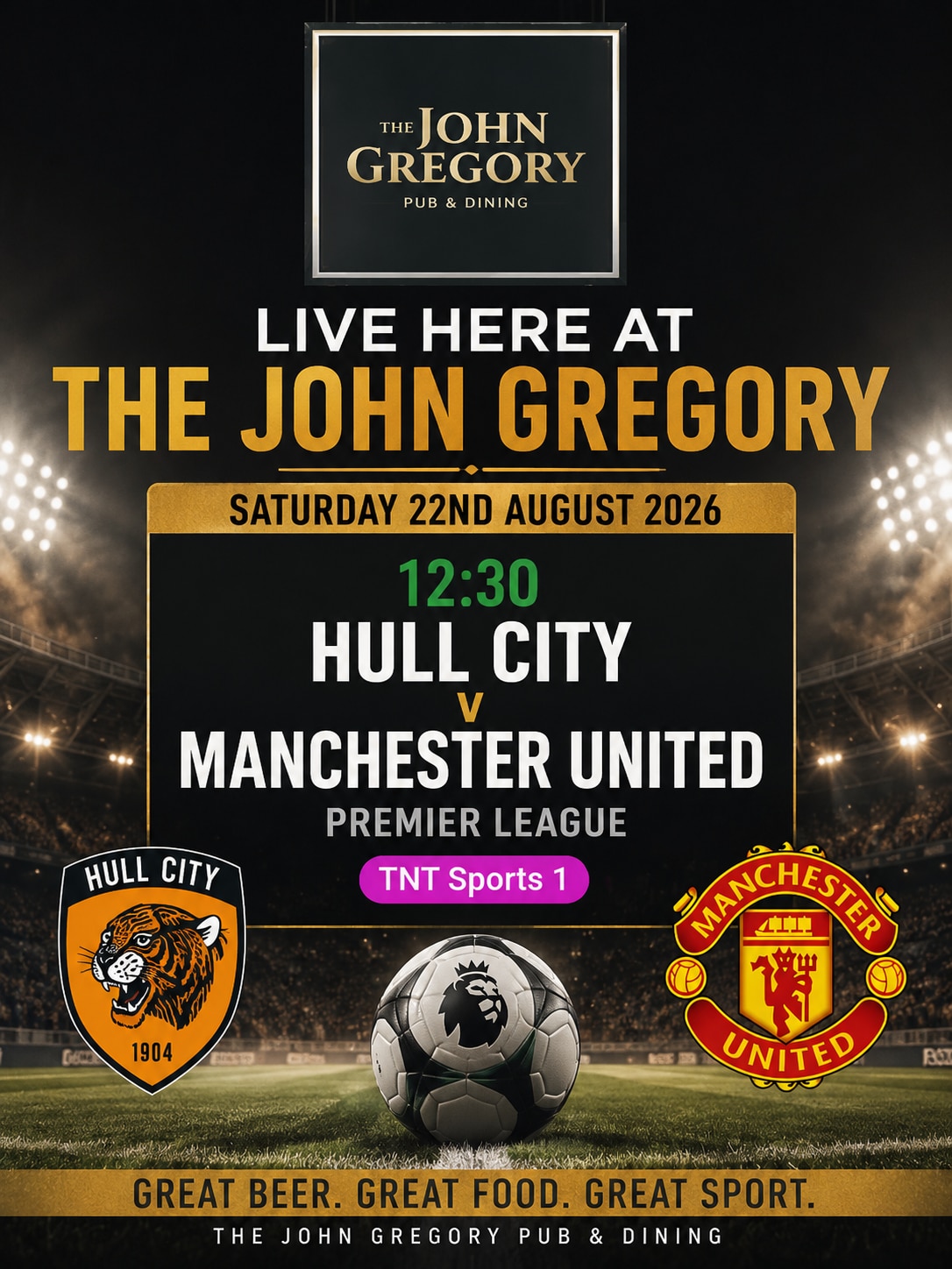 ⚽️ Hull City V Manchester United ⚽️