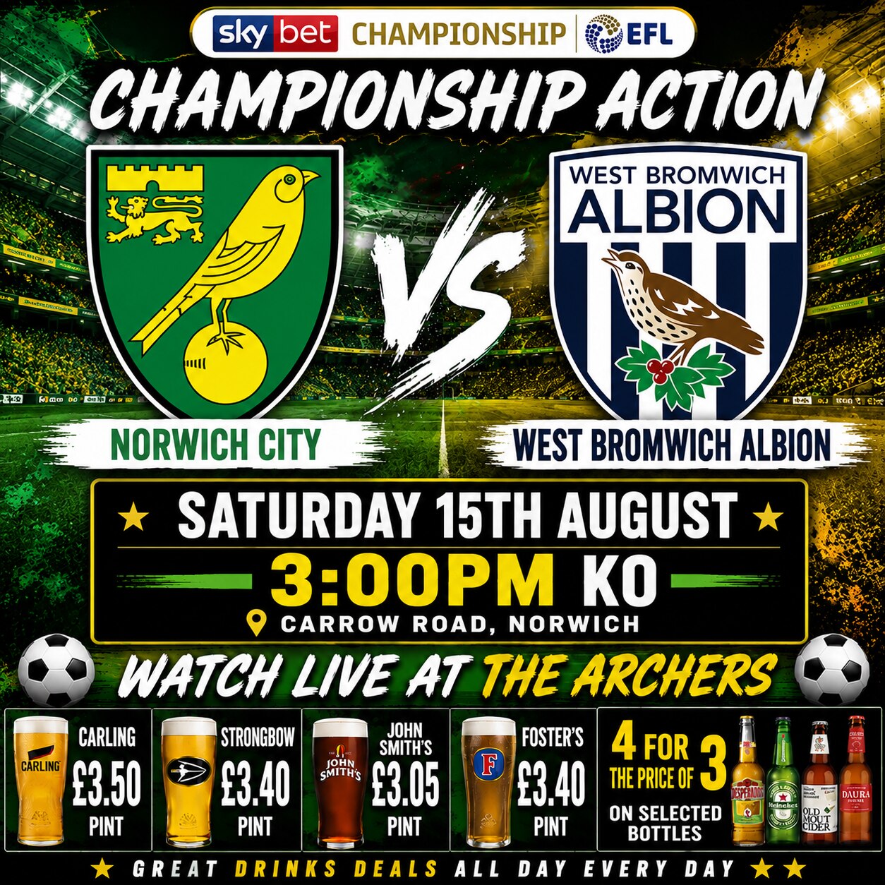 Norwich v West Brom