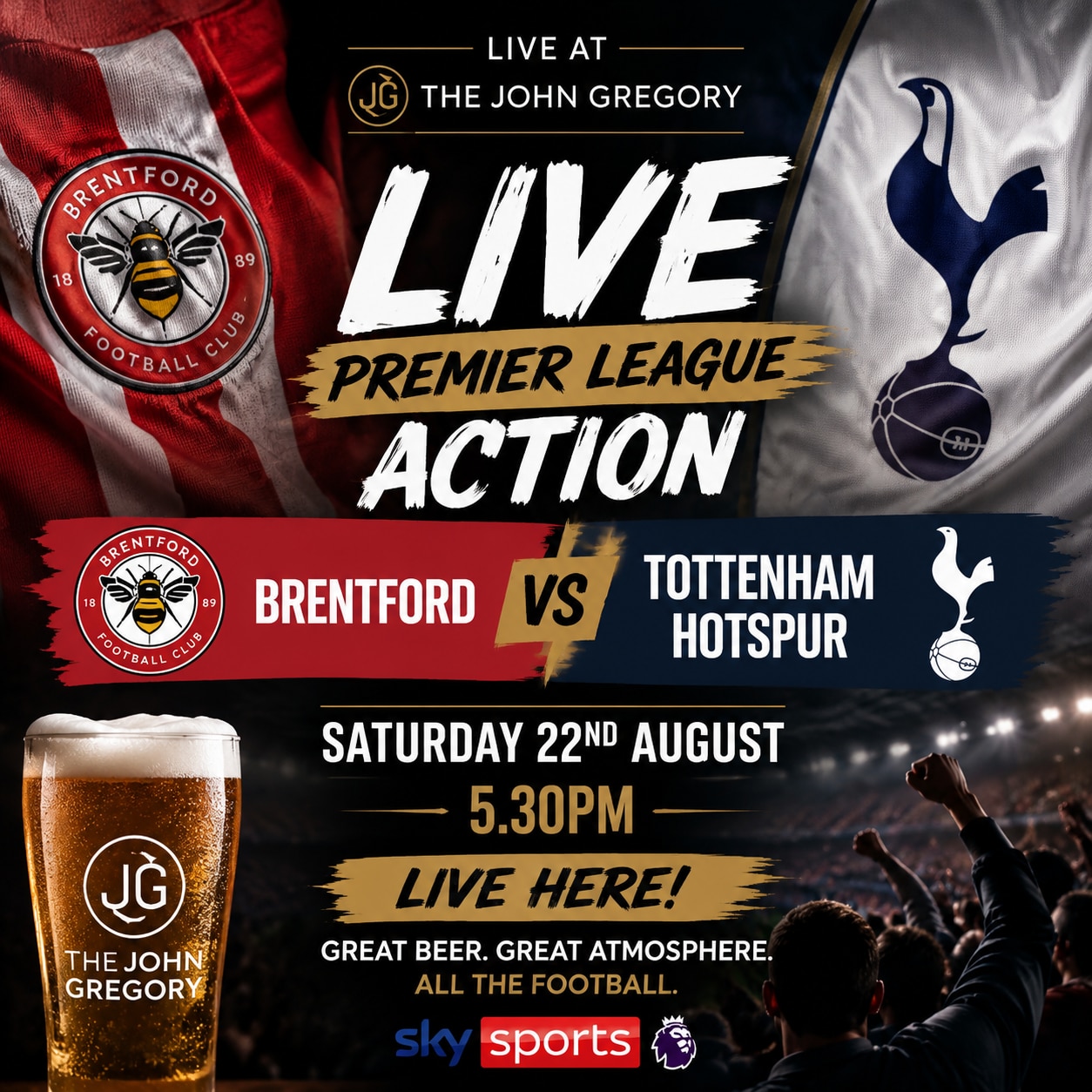 Brentford V Tottenham Hotspur ⚽️