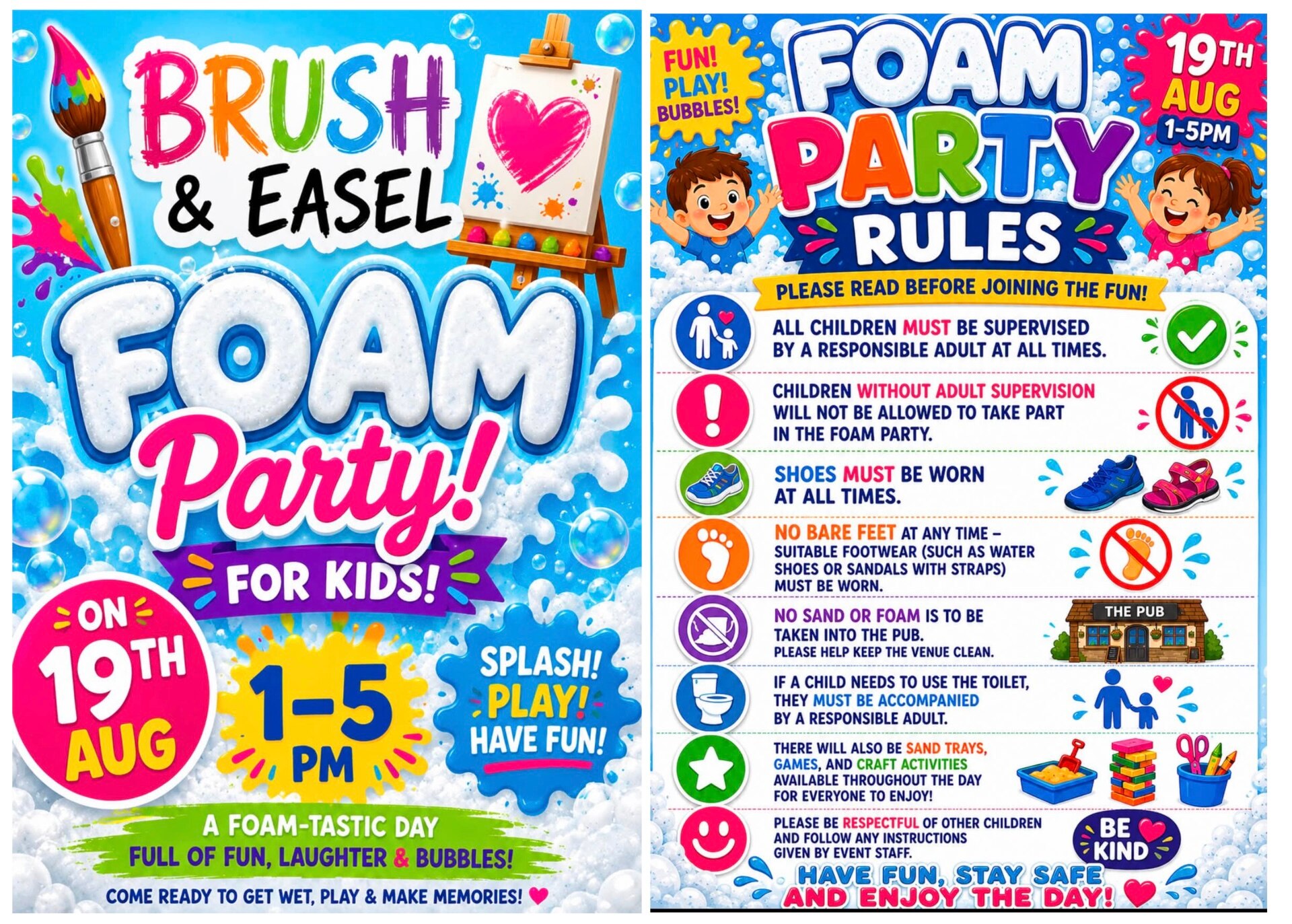Children's Foam Party