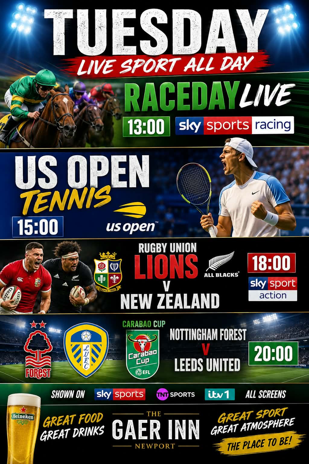 TUESDAY LIVE SPORTS
