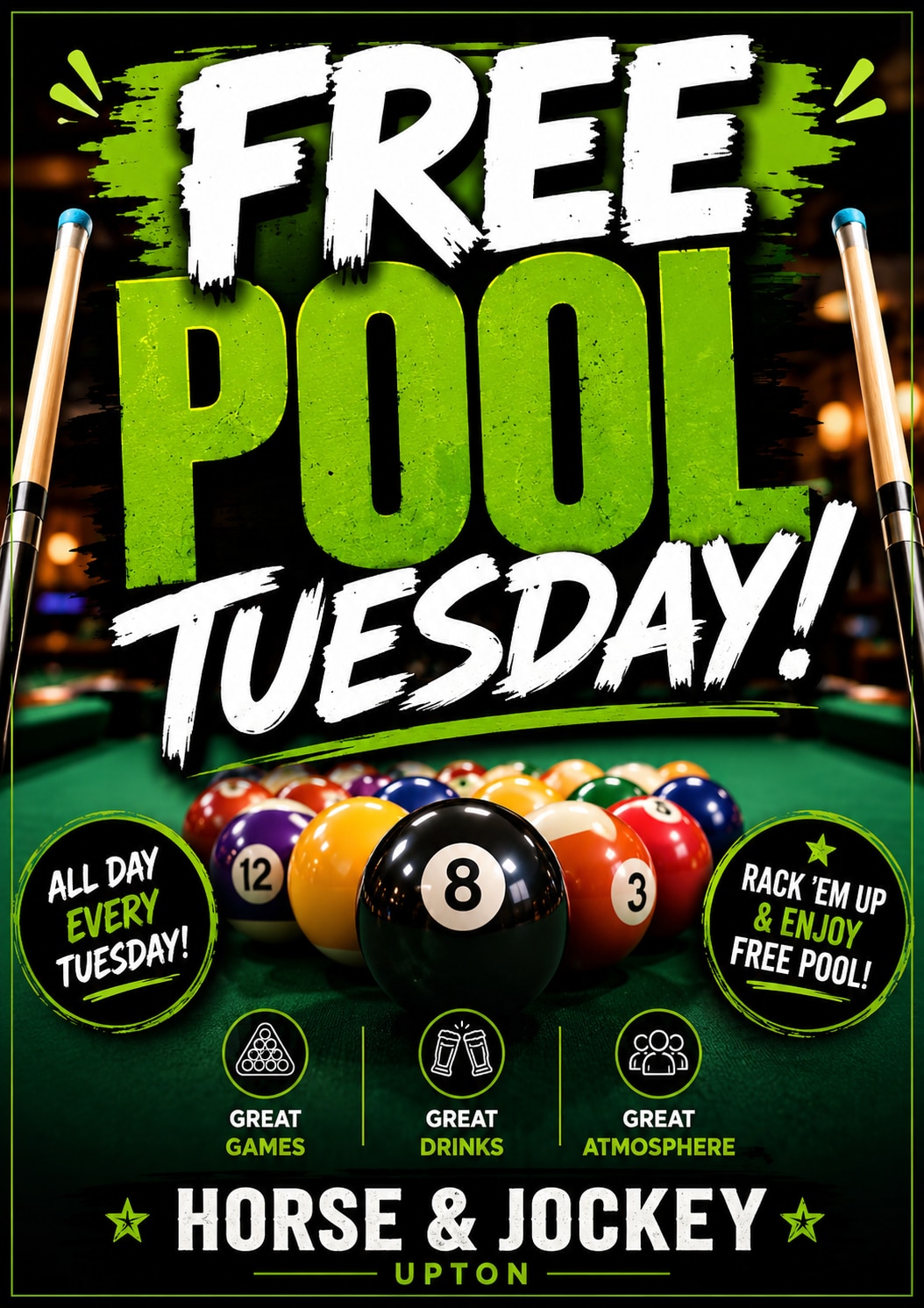 Free Pool Tuesdays