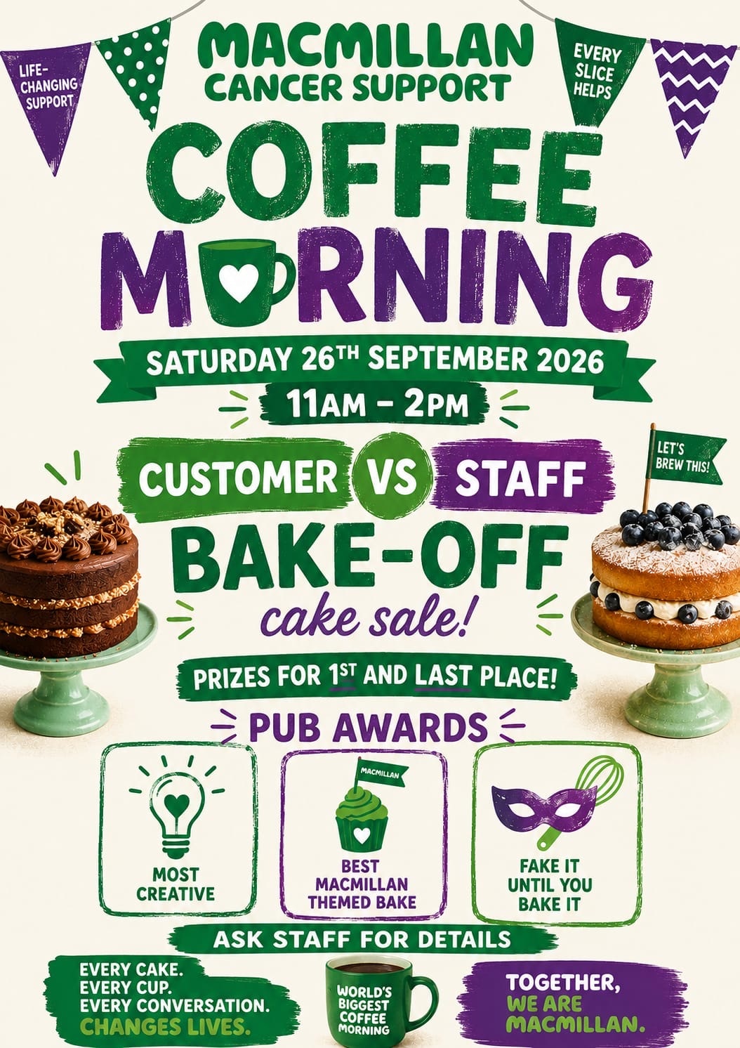 Macmillan Coffee Morning Charity Event