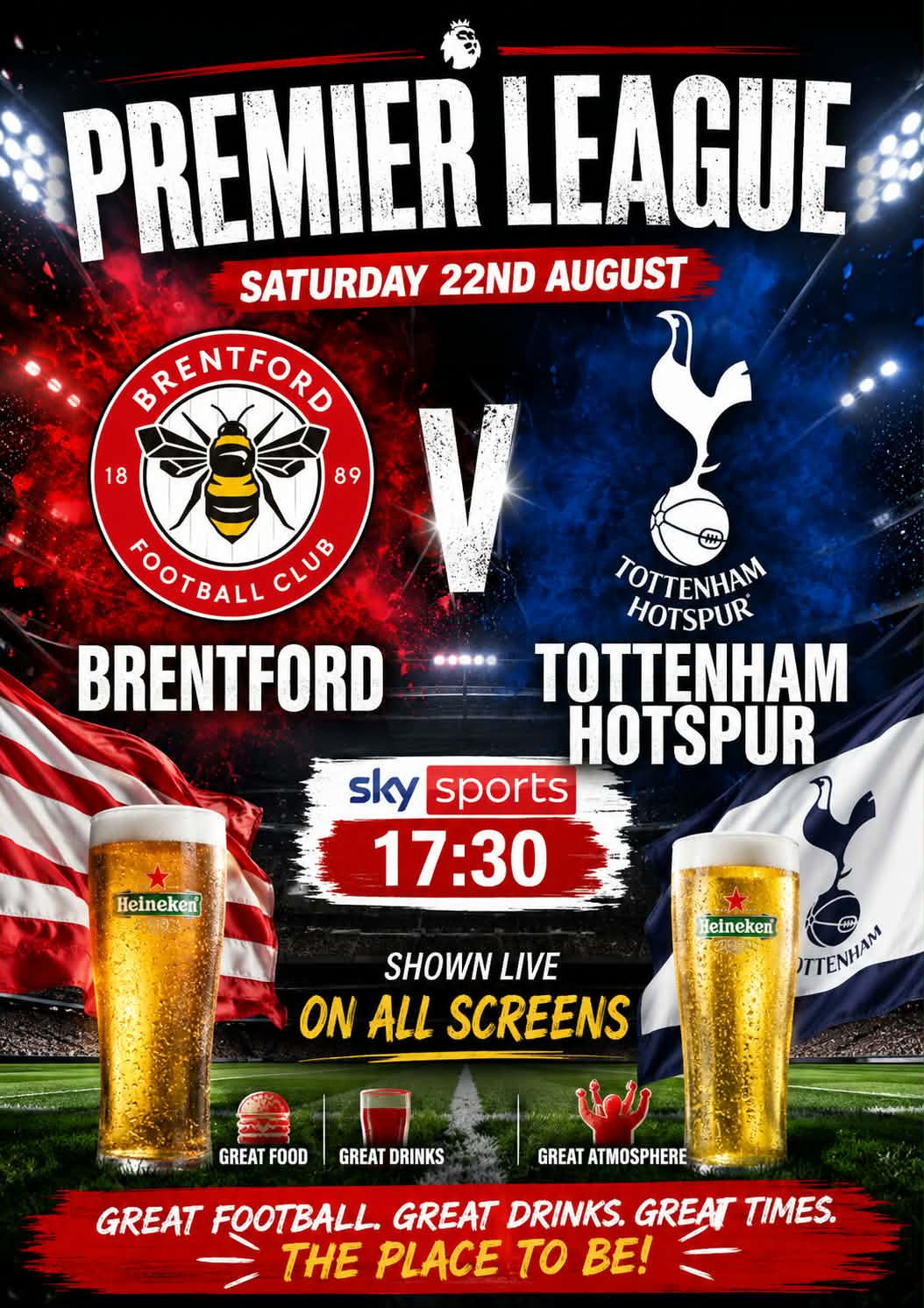 Premier League Brentford V Tottenham Hotspur