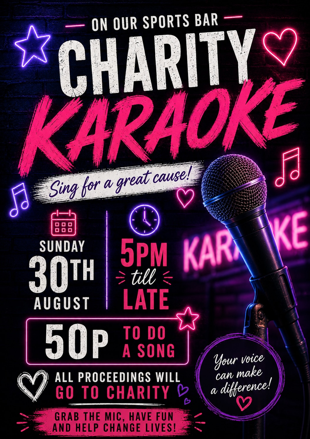 CHARITY KARAOKE