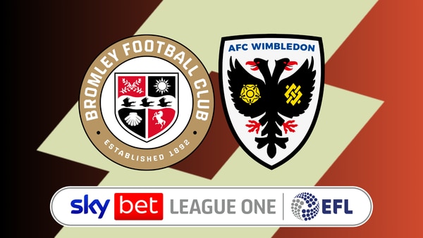 ⚽️ Bromley V Wimbledon ⚽️