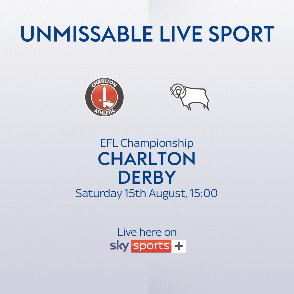 Charlton Athletic vs Derby County – Live at The Queen Victoria ⚽