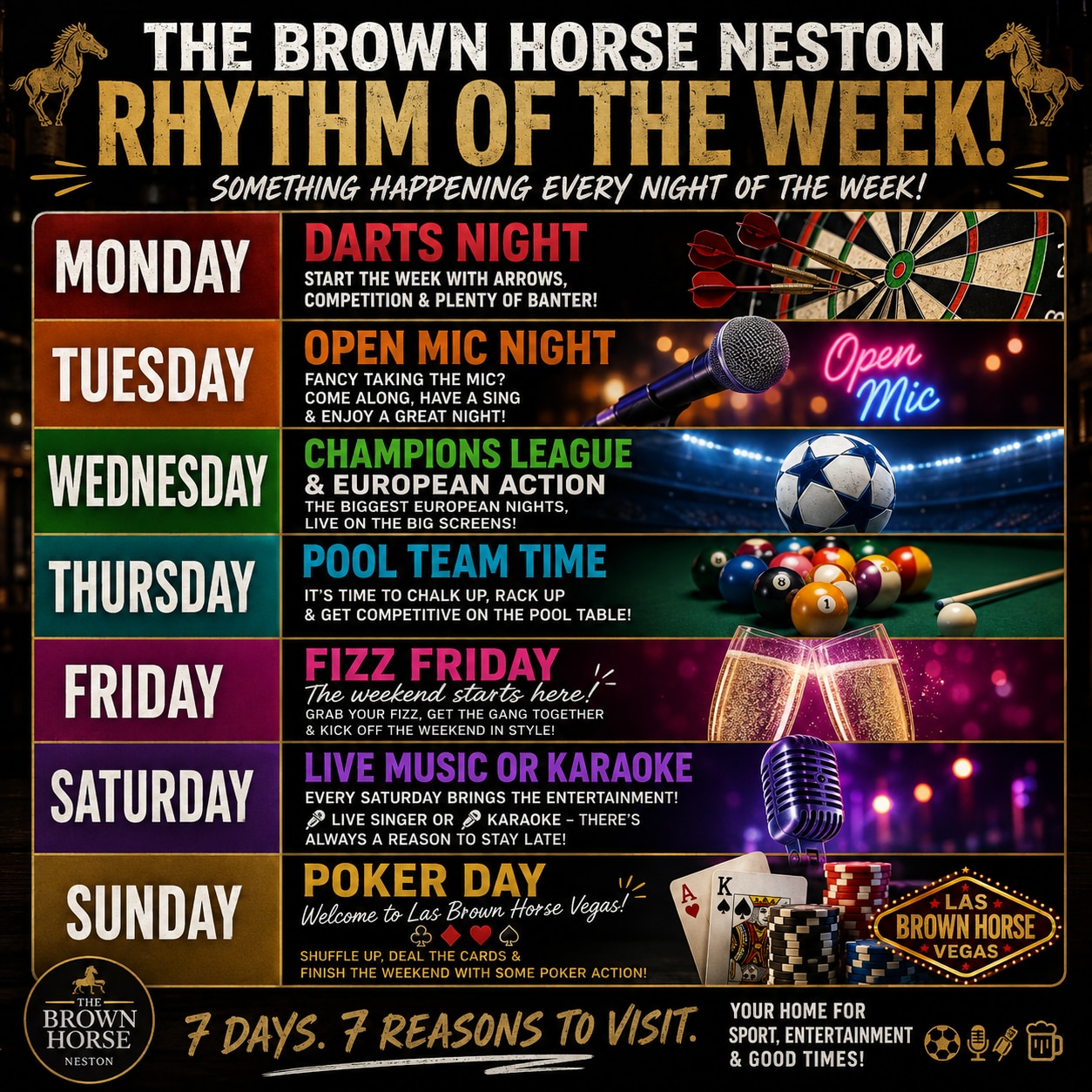 🍻 THE BROWN HORSE RHYTHM OF THE WEEK! 🎉