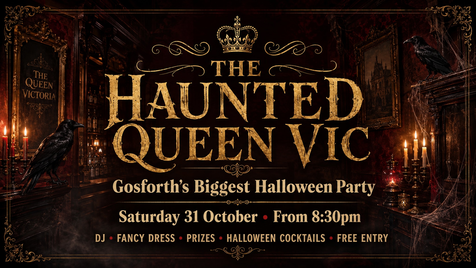The Haunted Queen Vic – Halloween Party