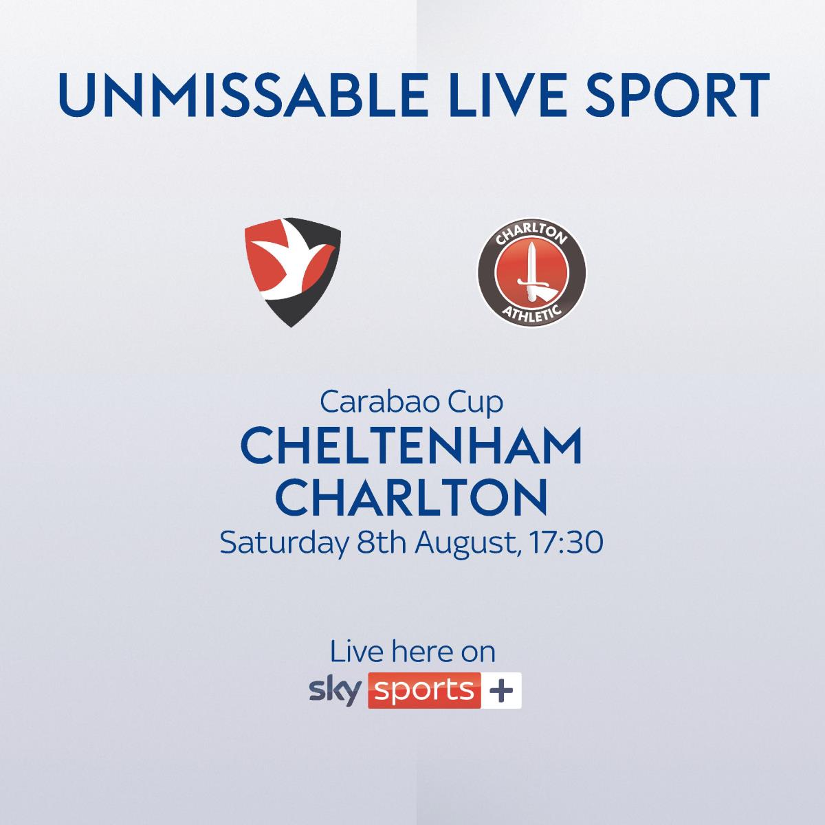 Cheltenham Town v Charlton Athletic