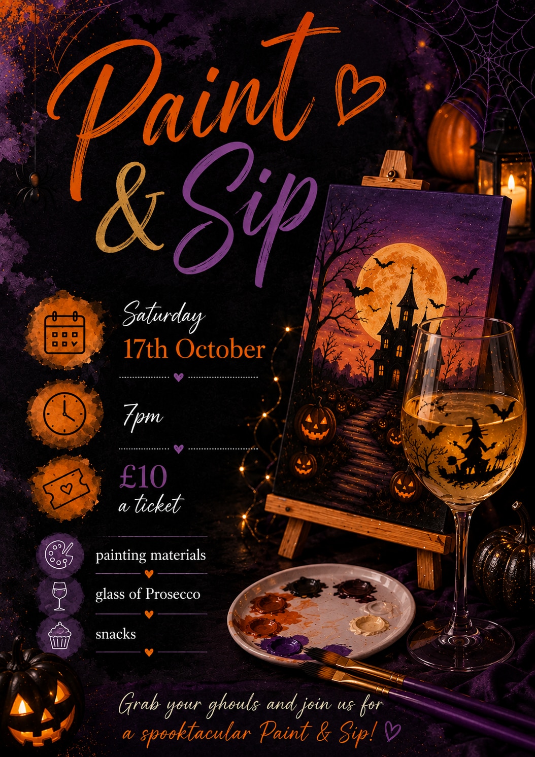 PAINT & SIP - HALLOWEEN EDITION