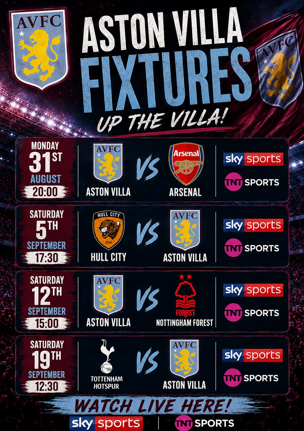 VILLA FIXTURES 