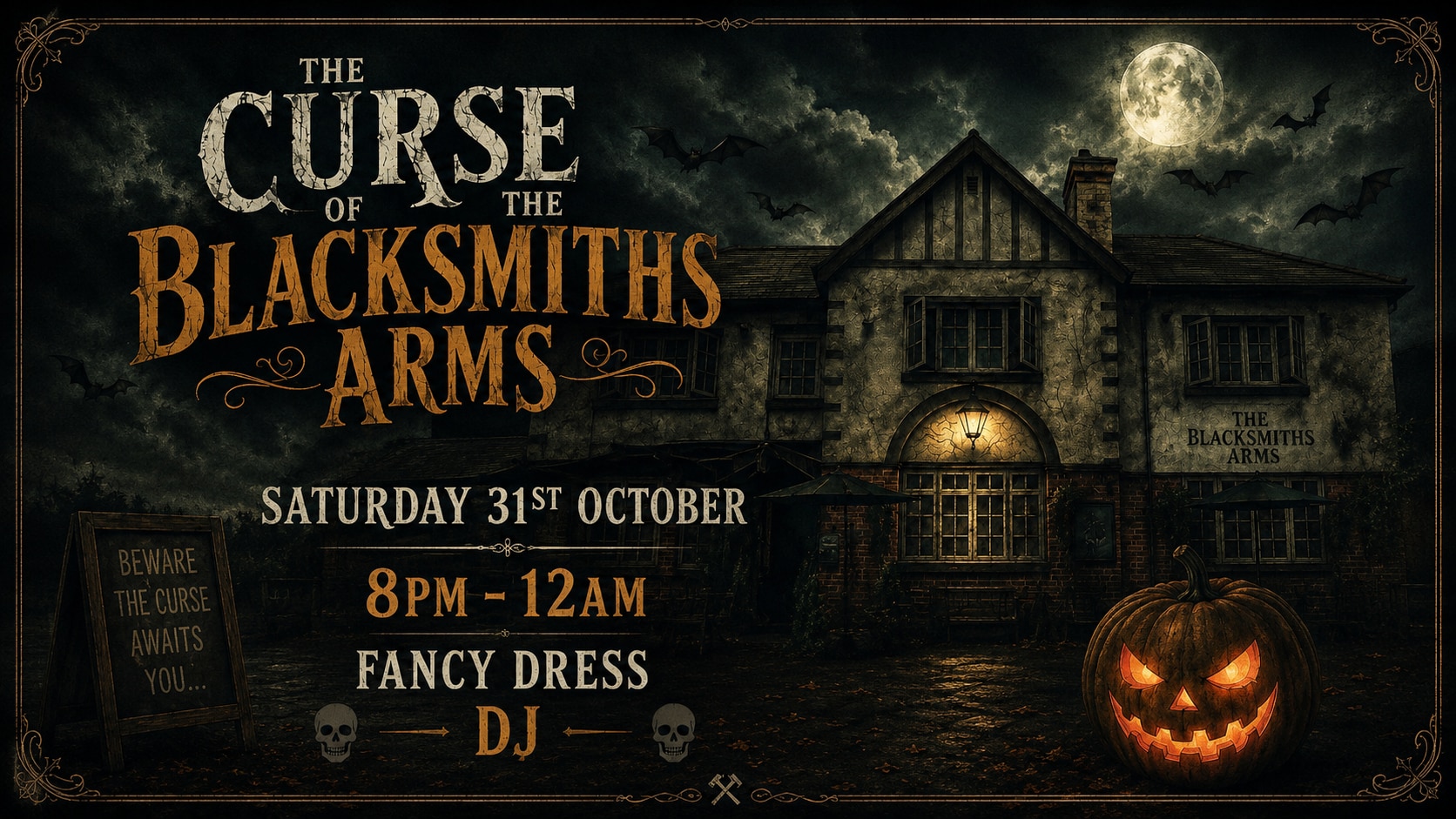 The curse of the Blacksmiths - Adults only Halloween party