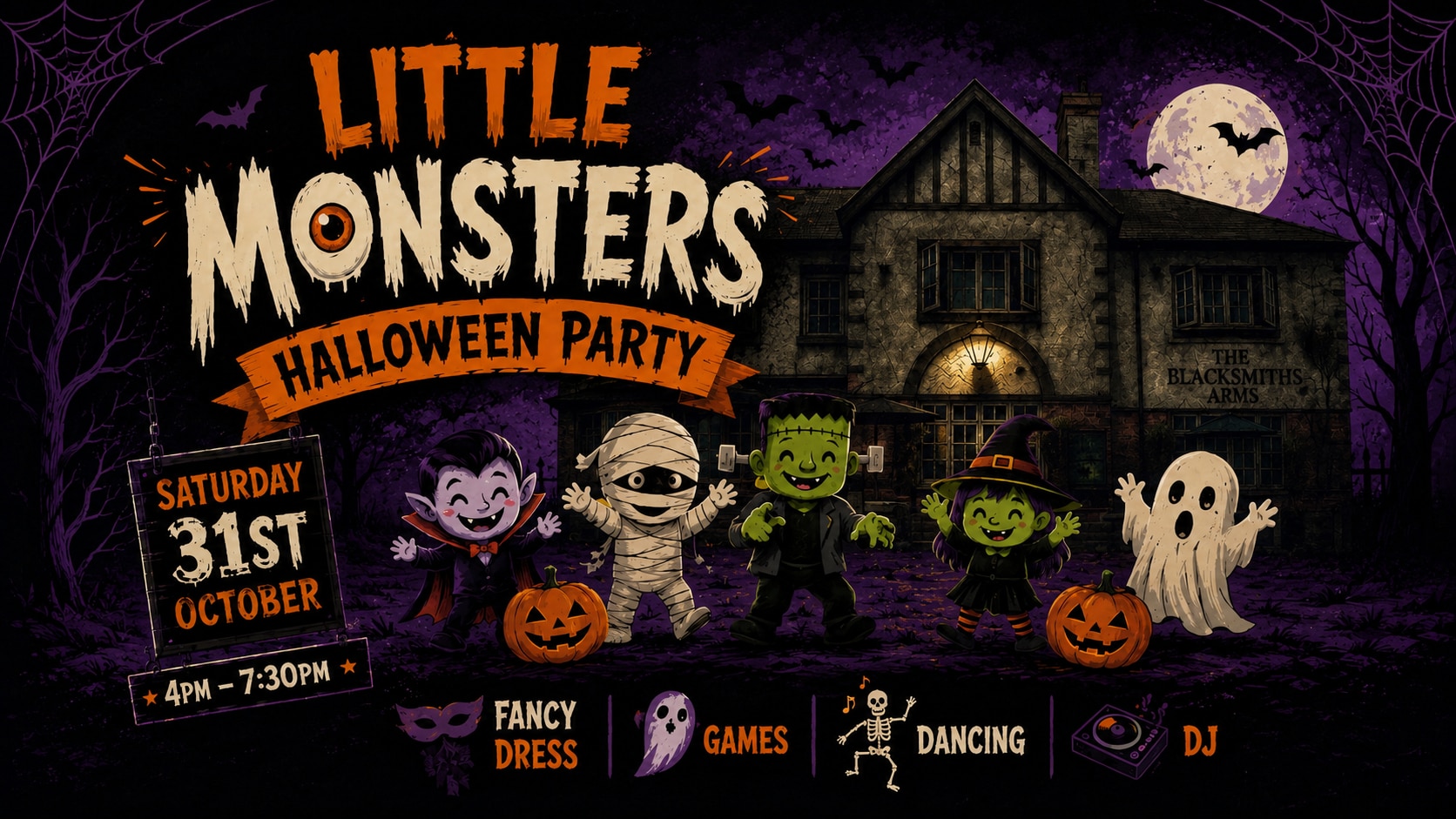 Little monsters Halloween party