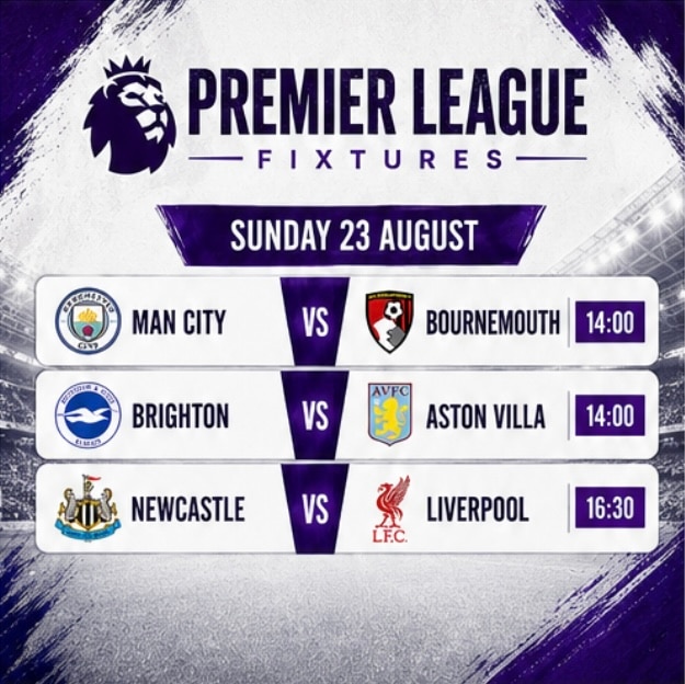 SUNDAY 23RD AUGUST
