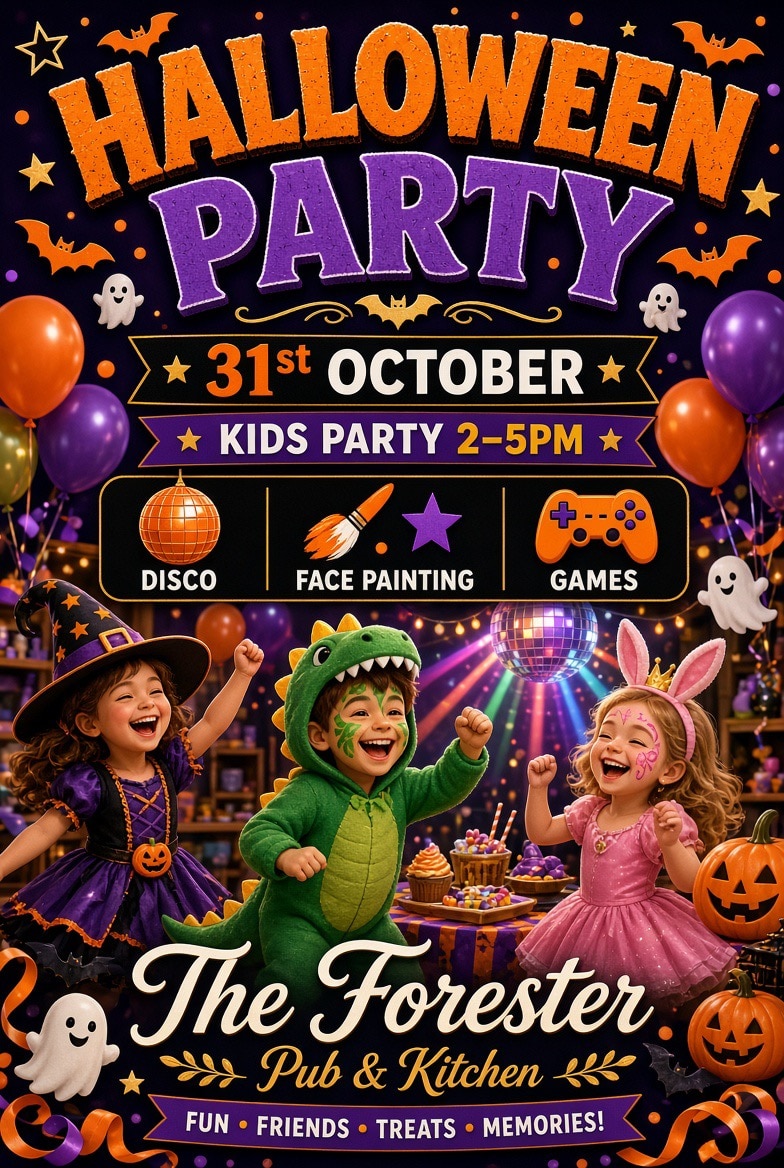 Kids Halloween party 2-5pm