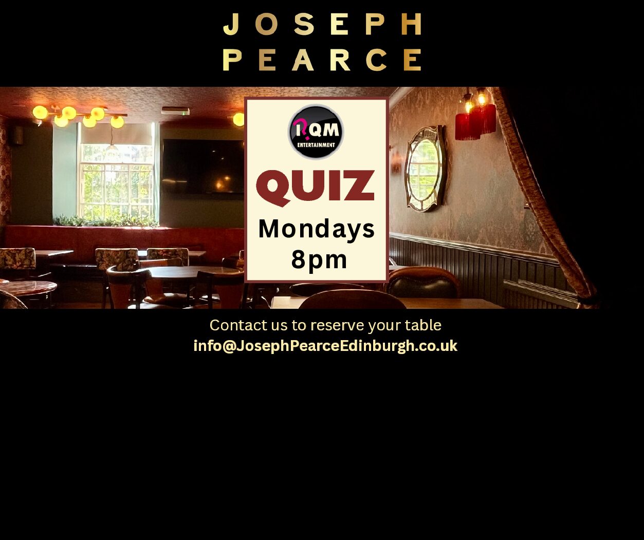 Quiz Night at Joseph Pearce