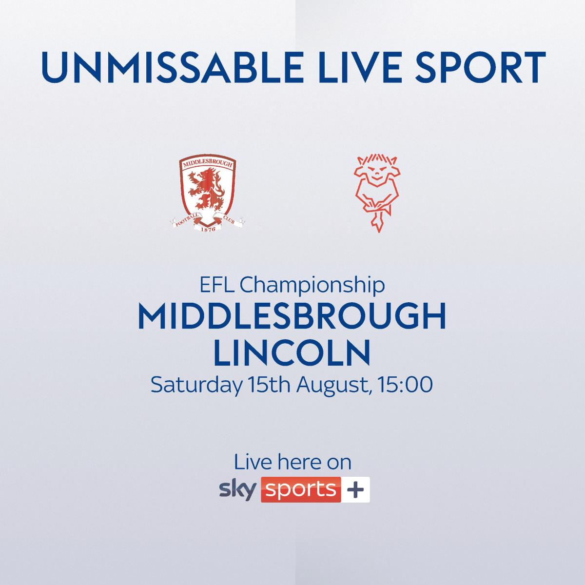 Middlesbrough vs Lincoln City – Live at The Queen Victoria ⚽