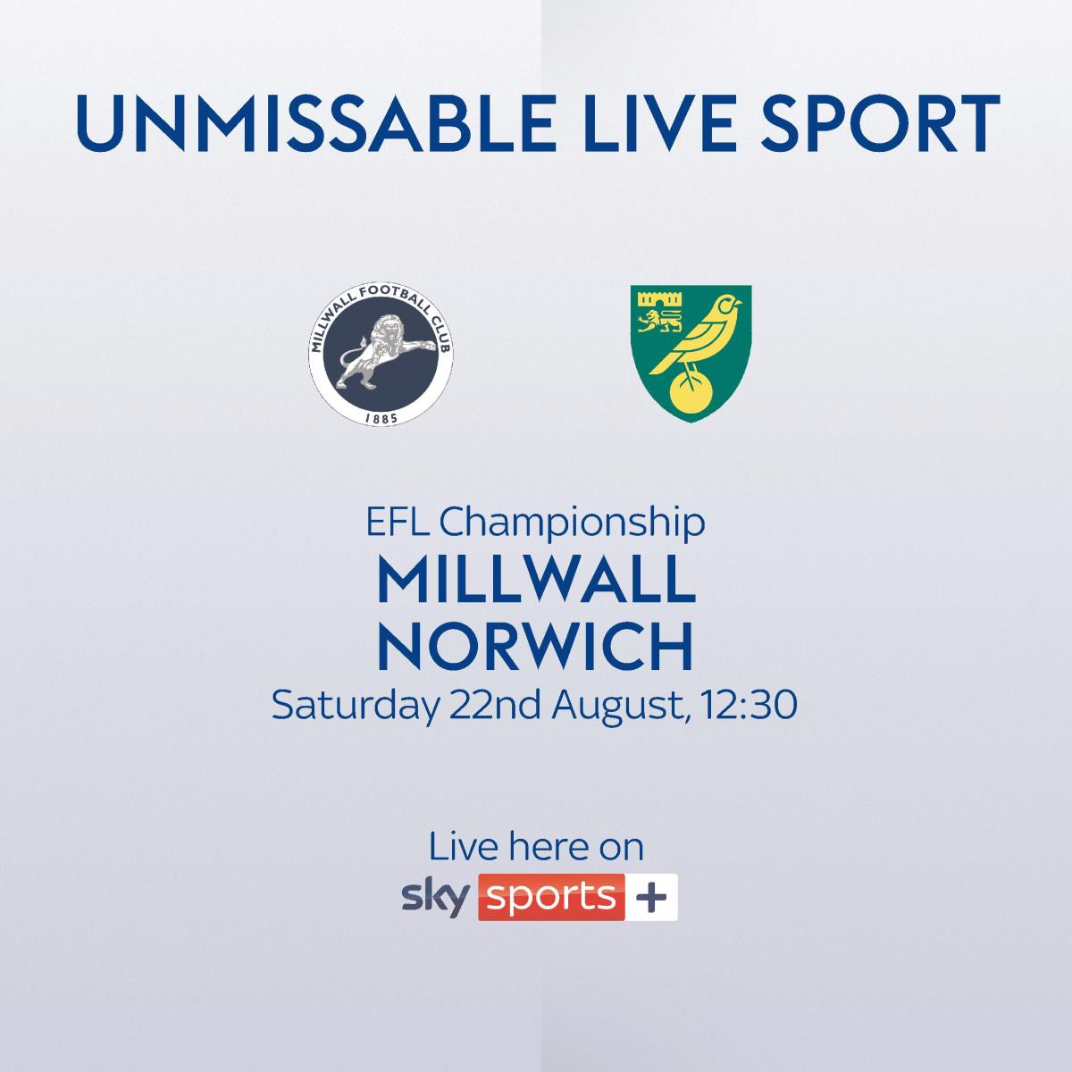 Millwall vs Norwich City – Live at The Queen Victoria ⚽