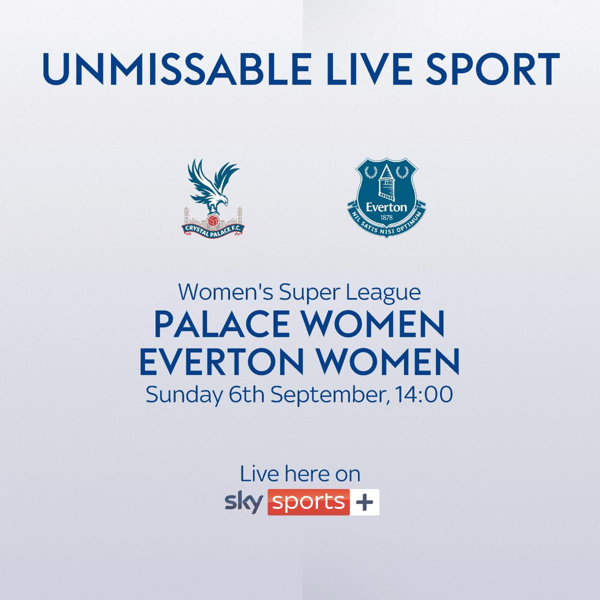 Palace Women v Everton Women – Live at The Queen Victoria