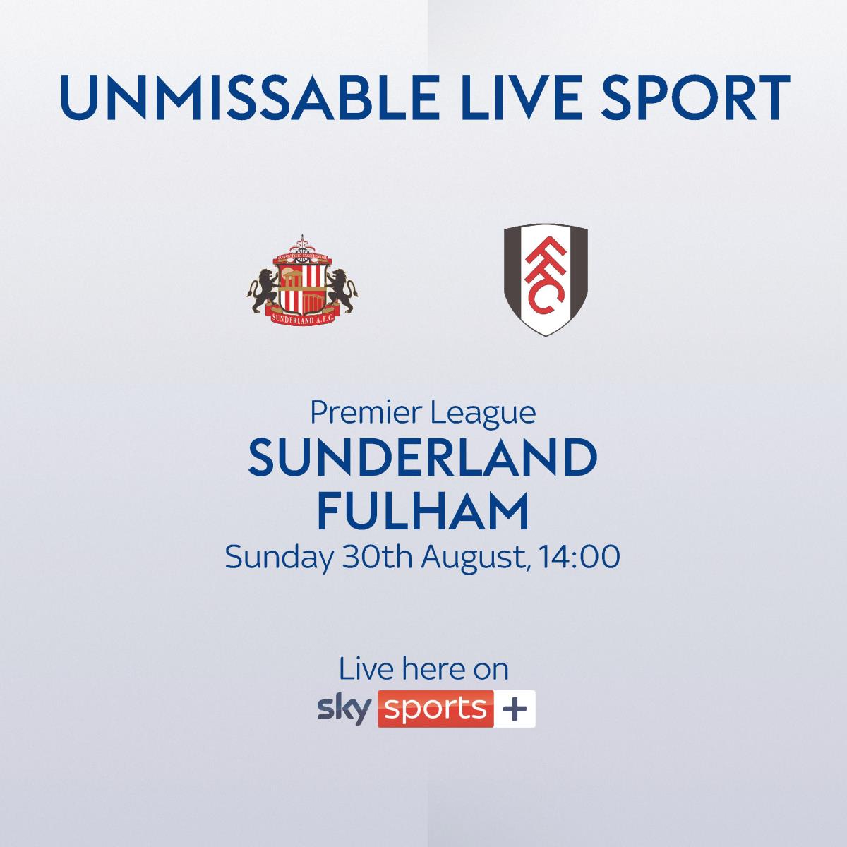 Sunderland vs Fulham – Live at The Queen Victoria ⚽