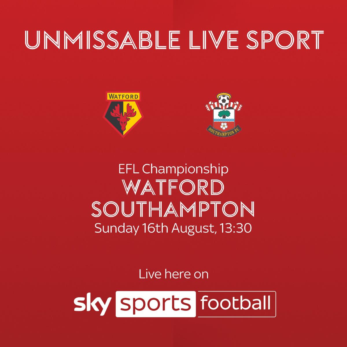 Watford vs Southampton – Live at The Queen Victoria ⚽
