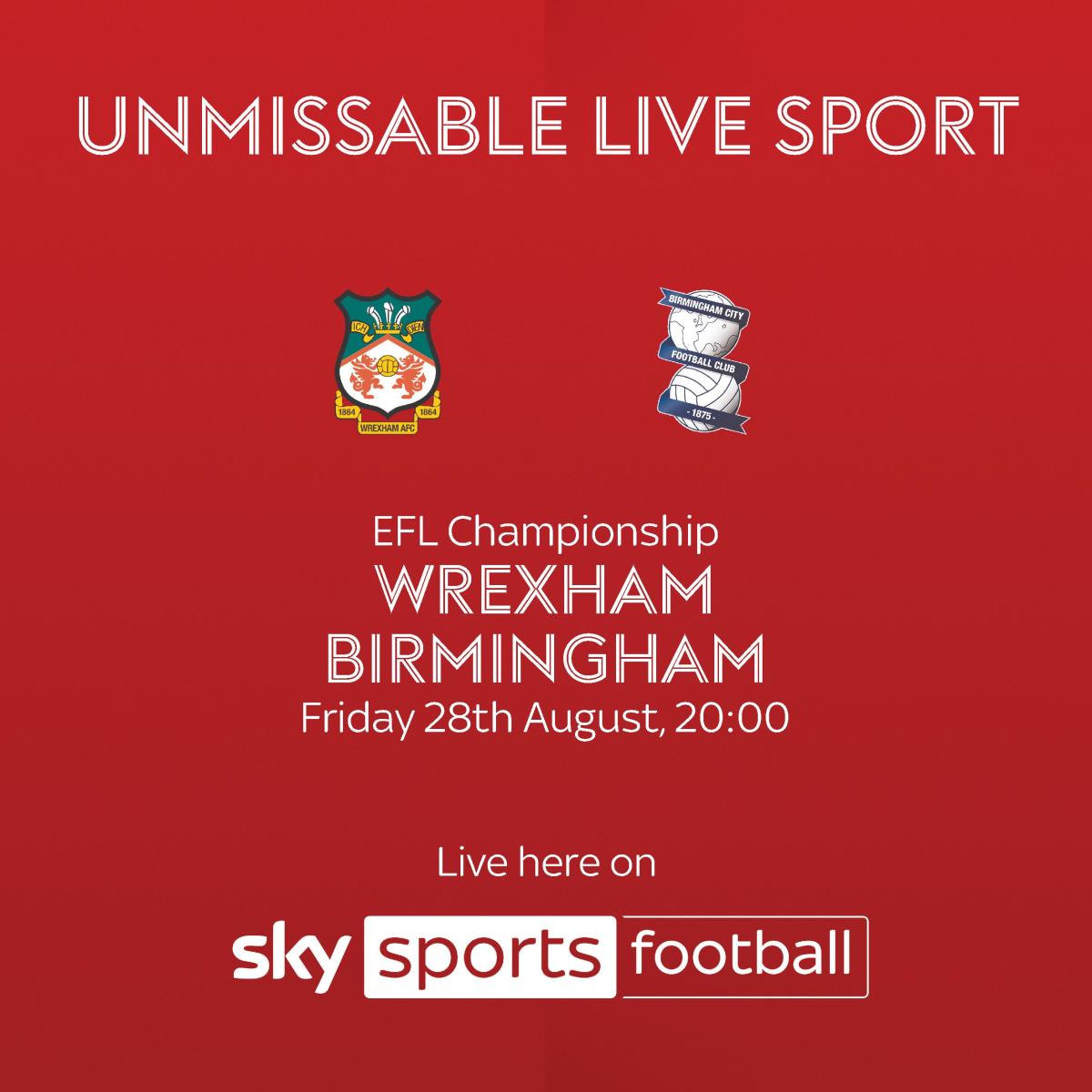 Wrexham vs Birmingham City – Live at The Queen Victoria ⚽