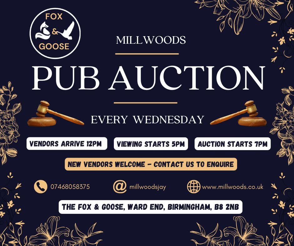 Pub Auction with Millwoods
