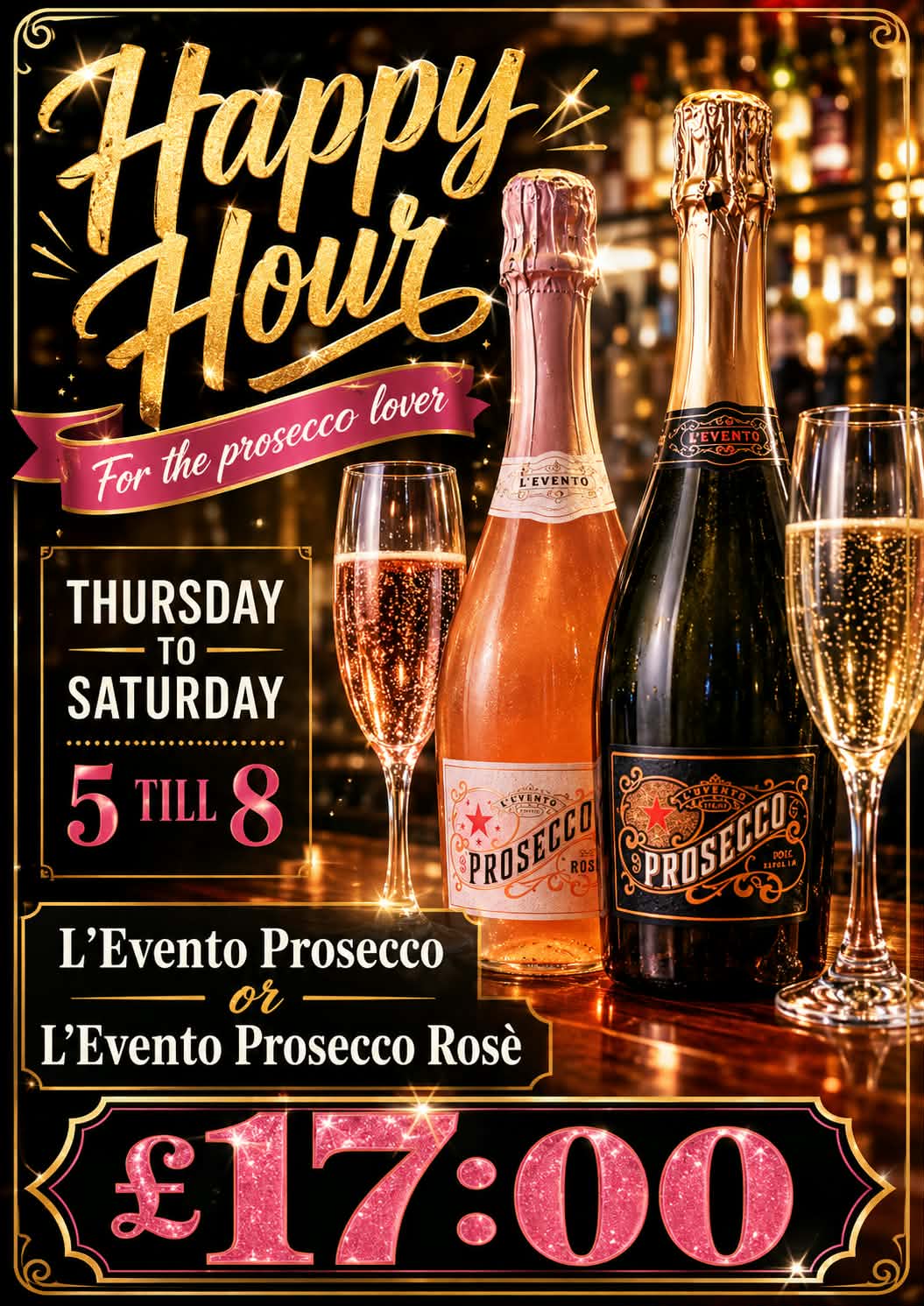 Happy Hour - Thursday to Saturday