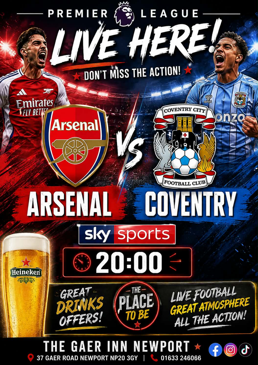 Premier League Arsenal v Coventry