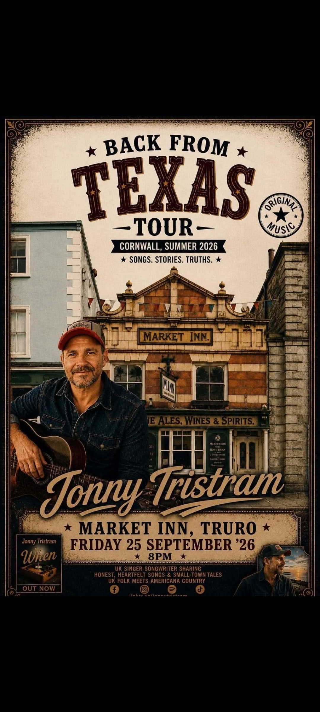 Live Country Music with JOHNNY TRISTRAM