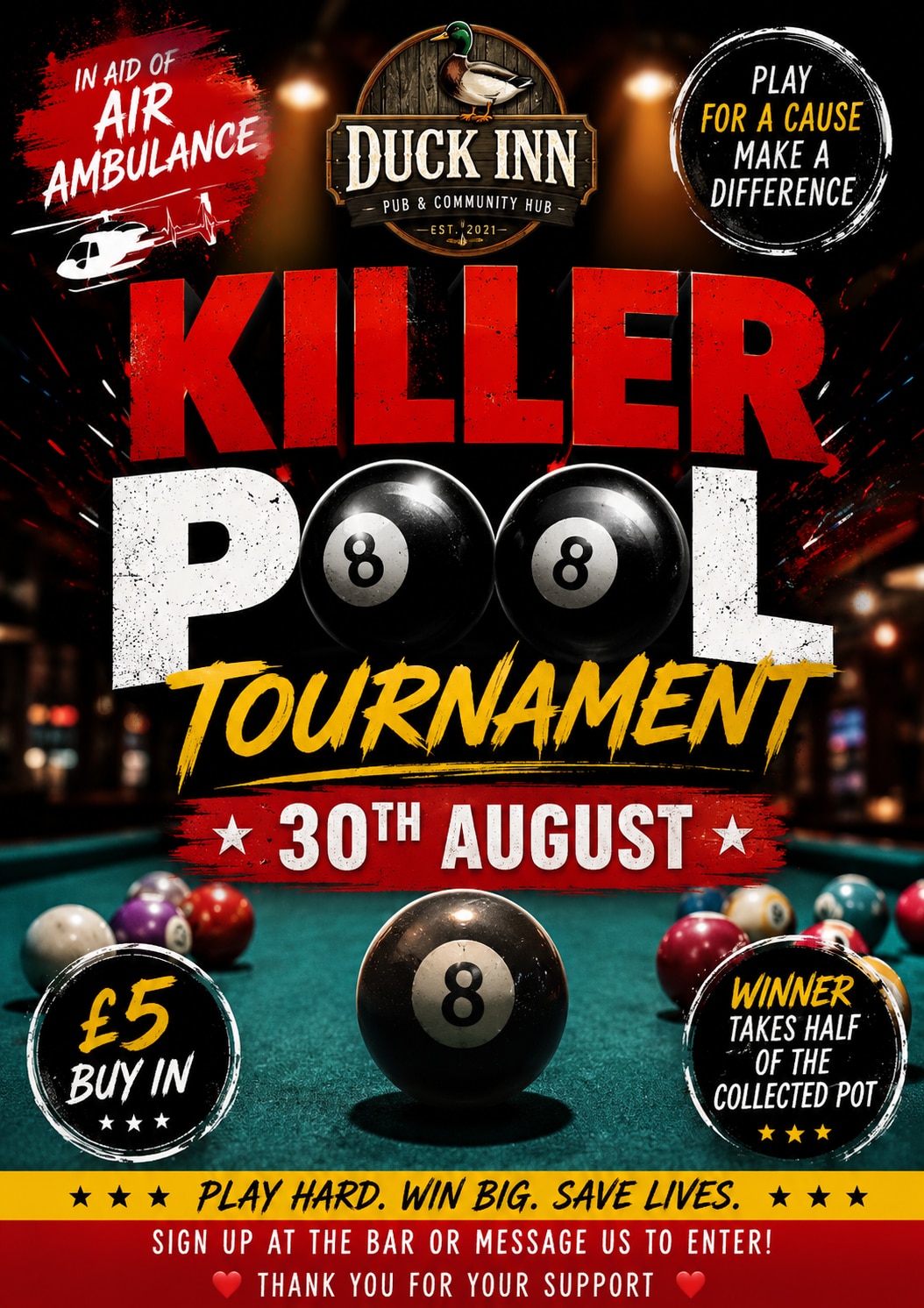 Killer pool tournament