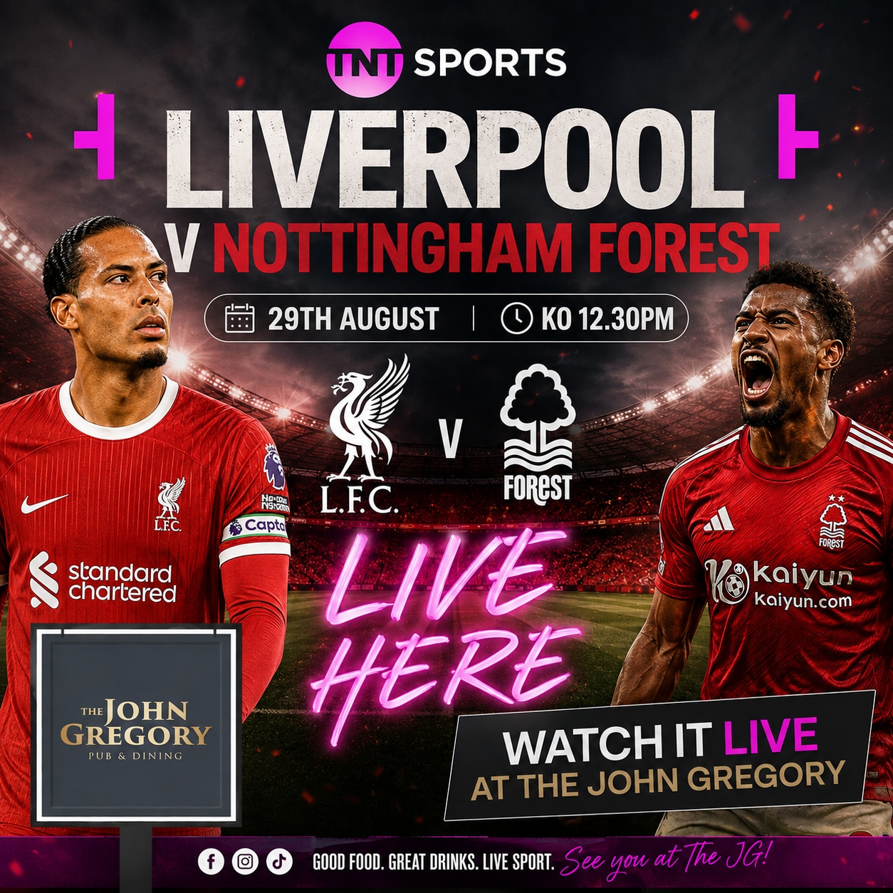 ⚽️ Liverpool V Nottingham Forest ⚽️