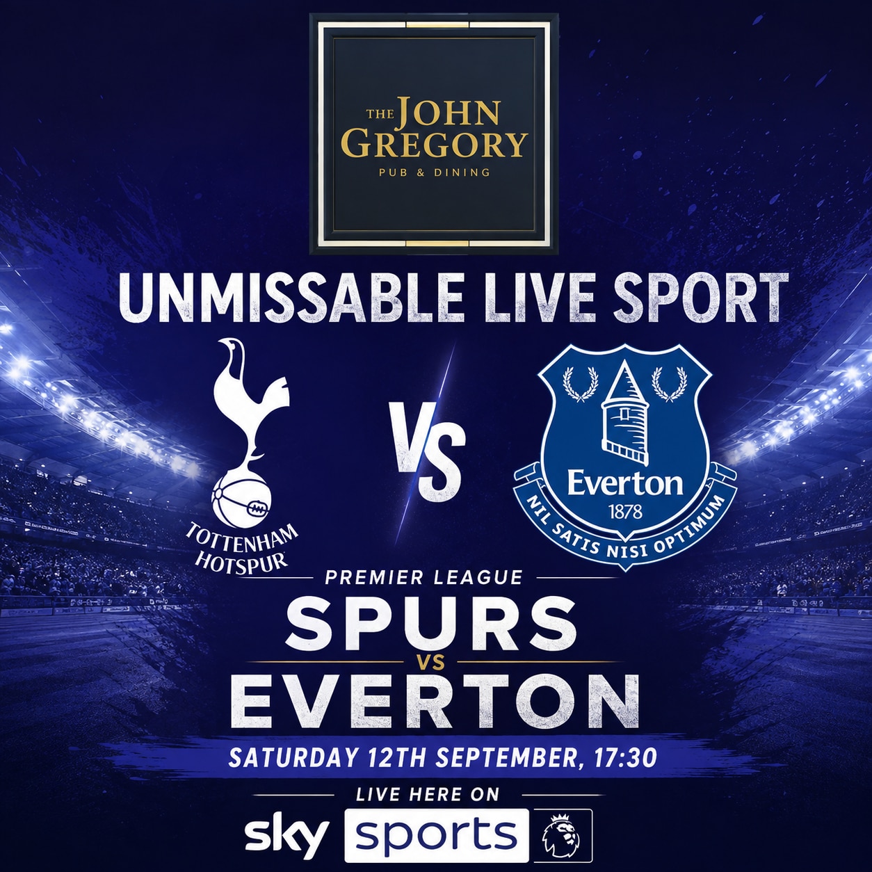 ⚽️ Tottenham V Everton ⚽️
