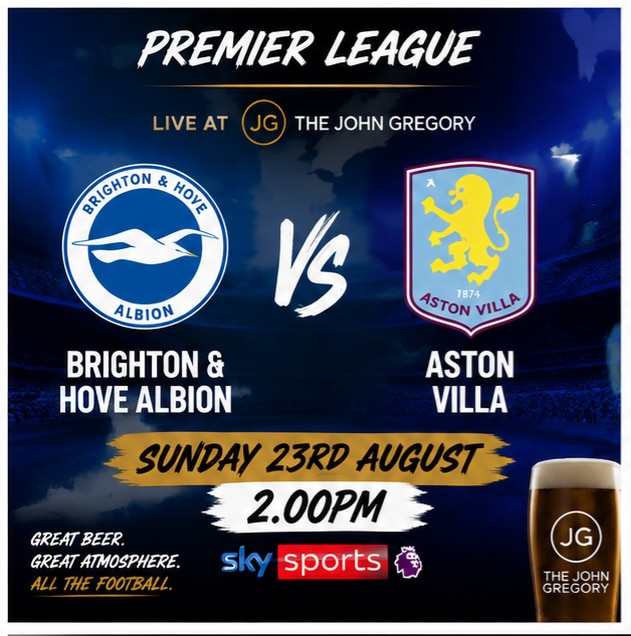 Brighton V Aston Villa ⚽️