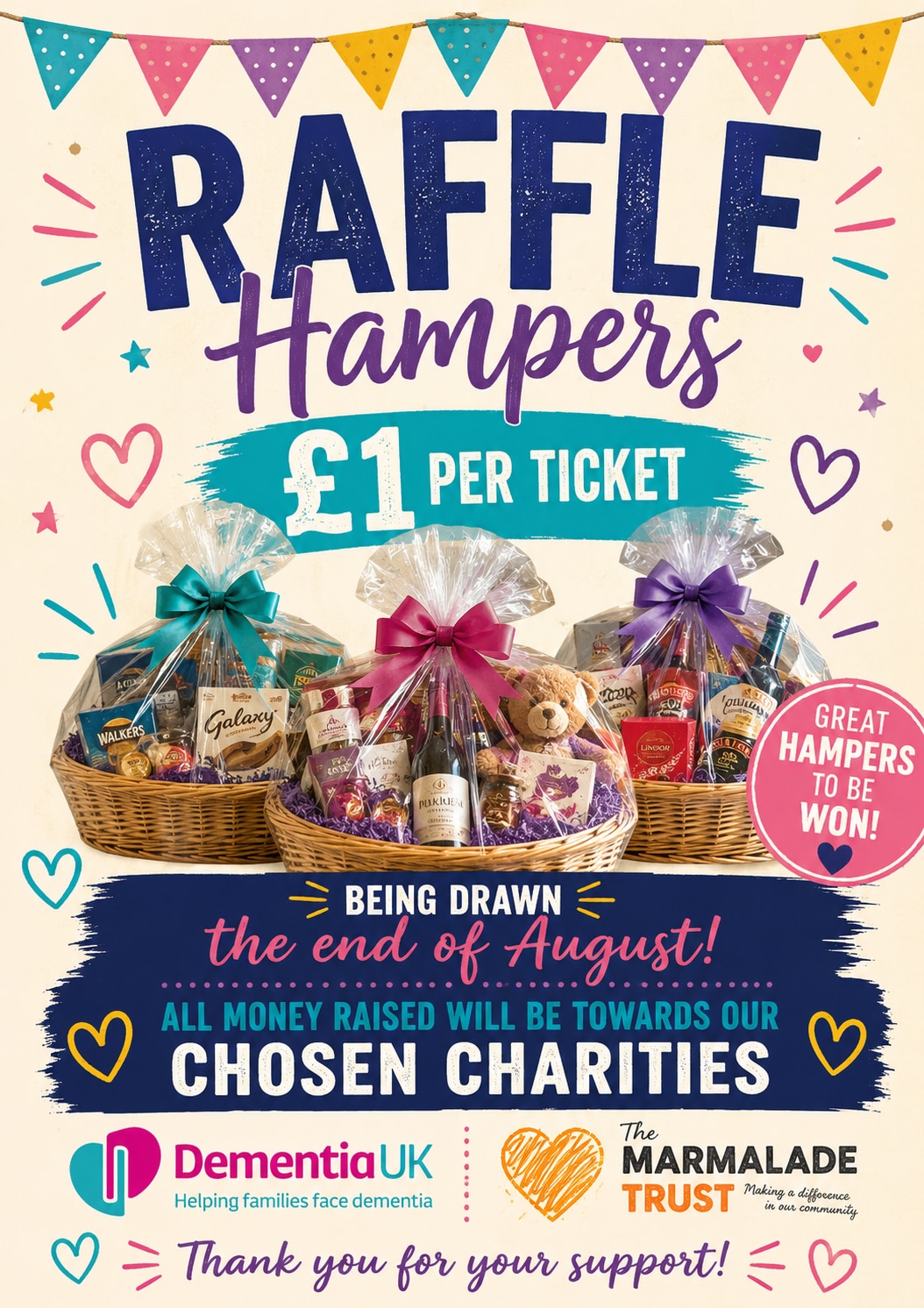 charity raffle hampers 