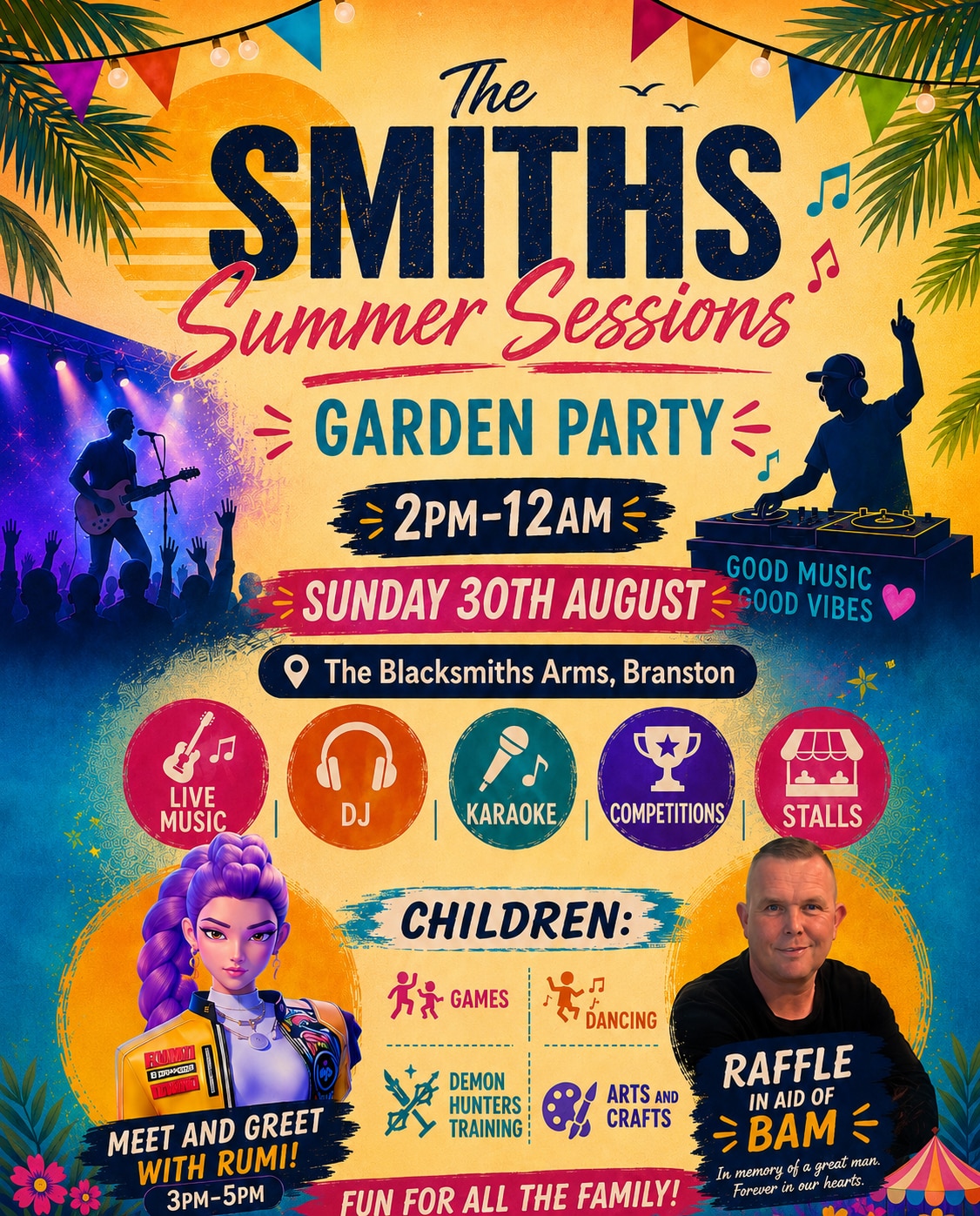 The Smiths Summer sessions garden party