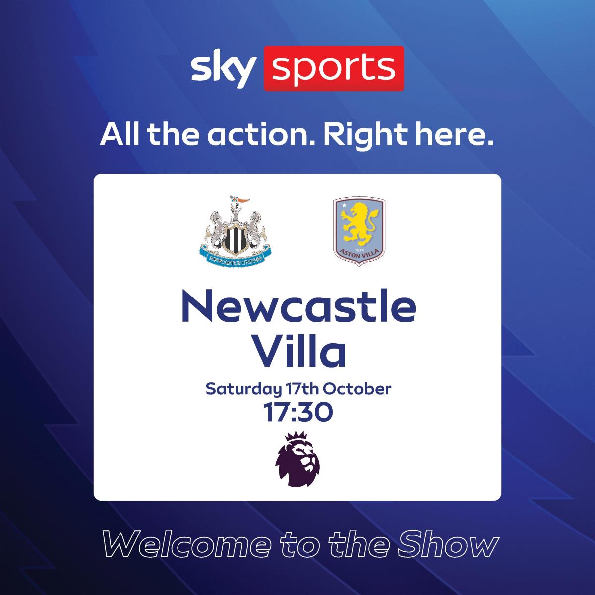 ⚽️ Newcastle V Aston Villa ⚽️