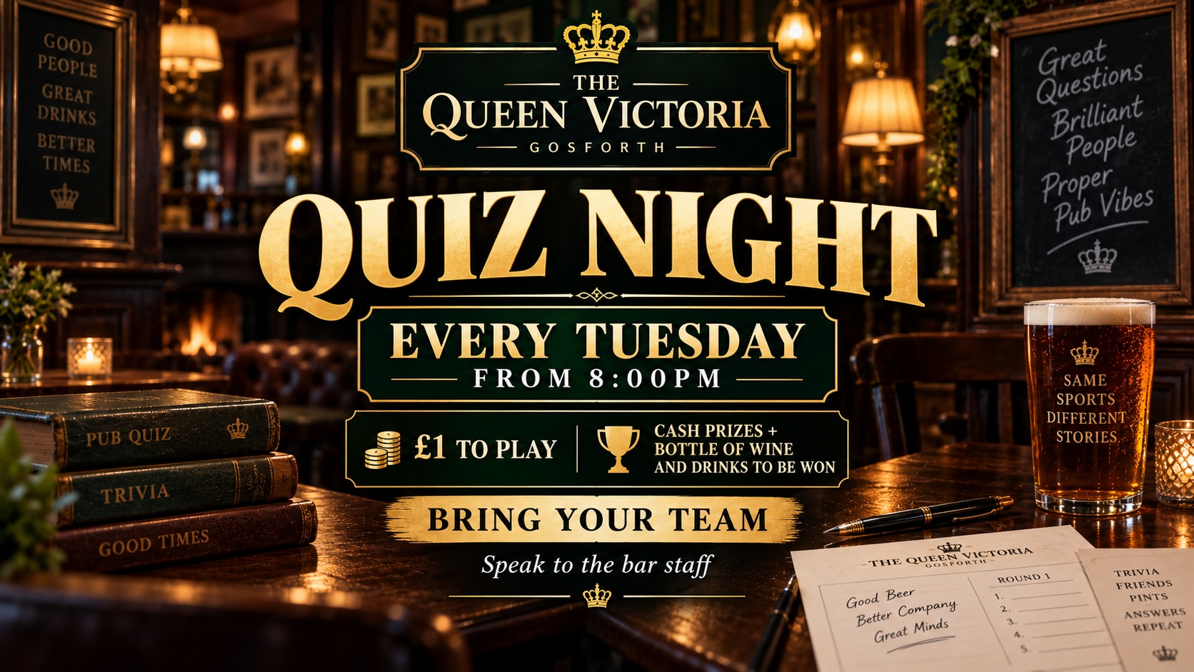 Tuesday Quiz Night